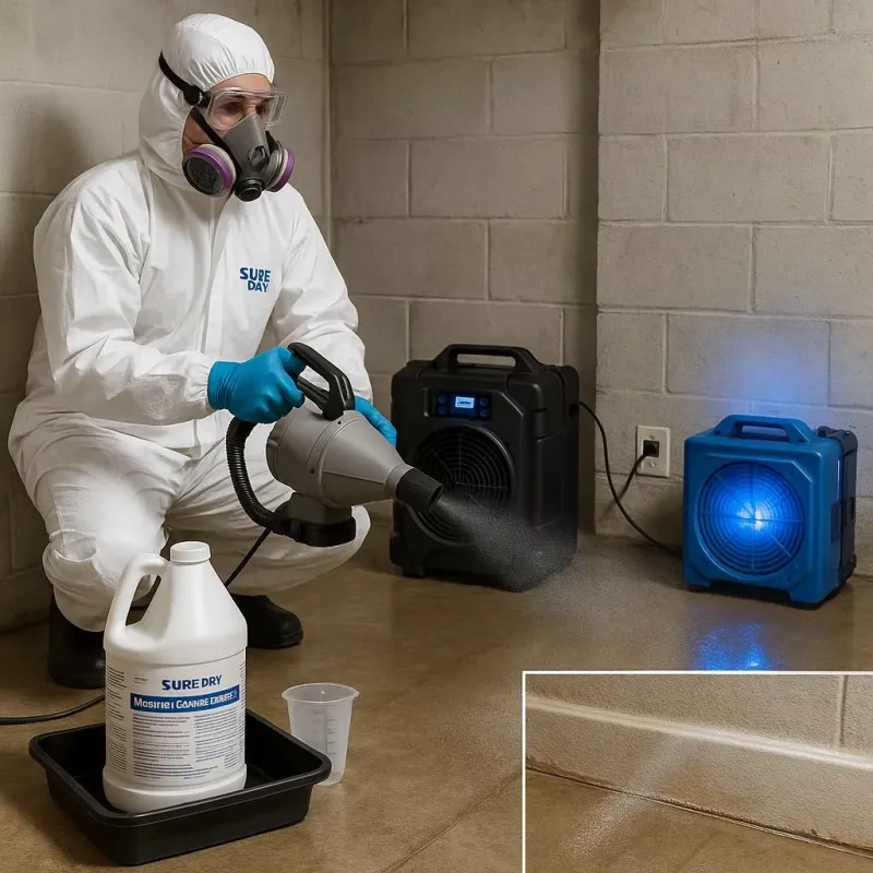 Sanitization and Odor Removal process in Suffern, NY
